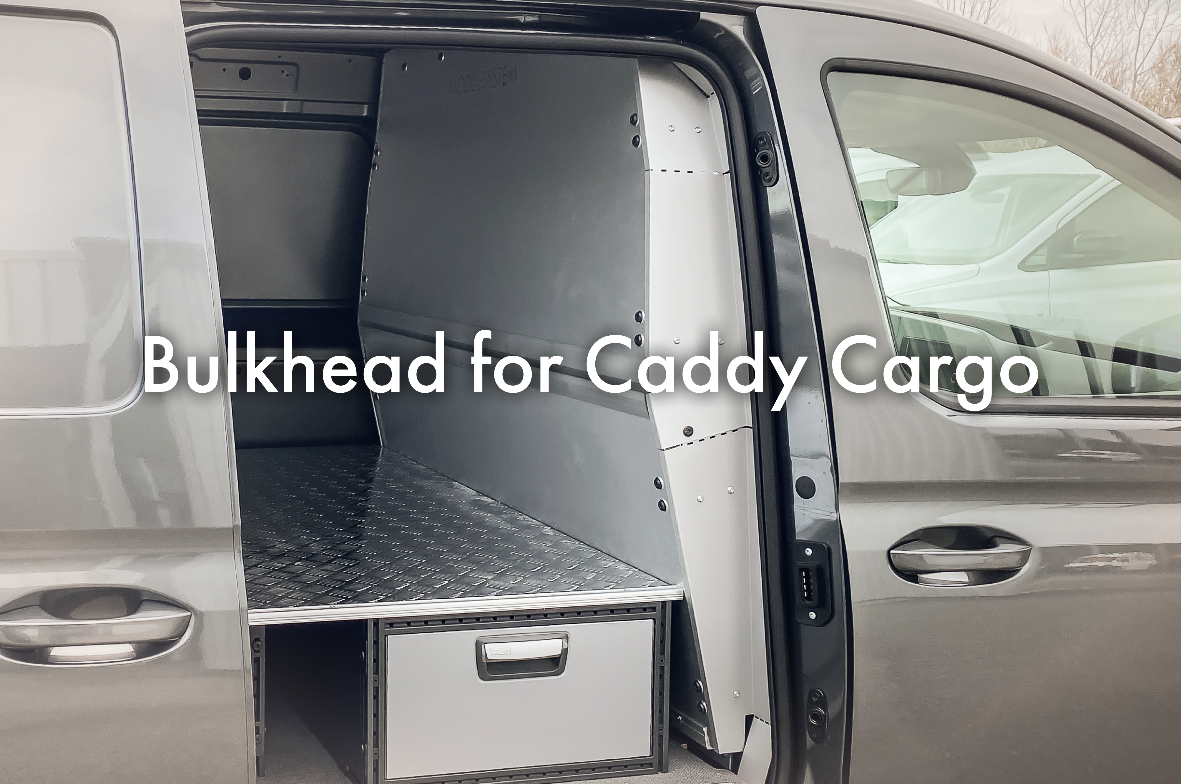 Cloison anti-collision pour Caddy Cargo