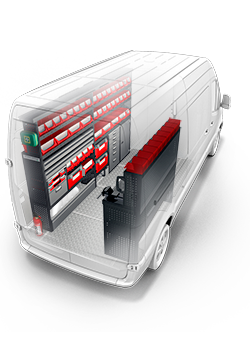 Aménagement véhicule utilitaire modul system